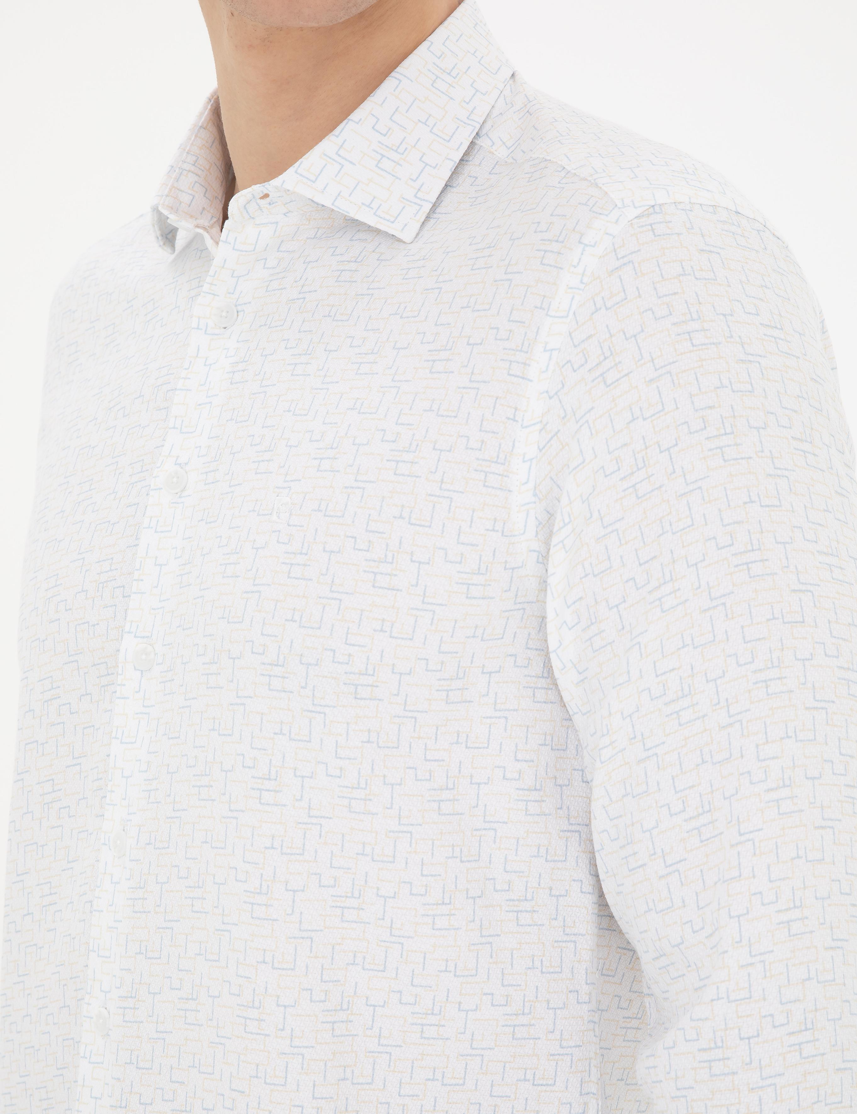 Limon Slim Fit Uzun Kollu Gömlek