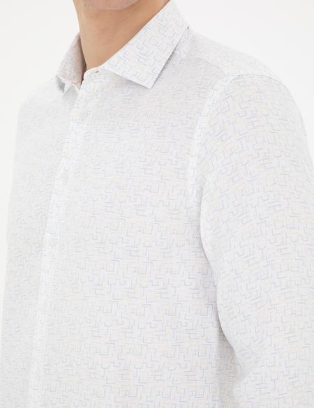 Limon Slim Fit Uzun Kollu Gömlek - 50283501016