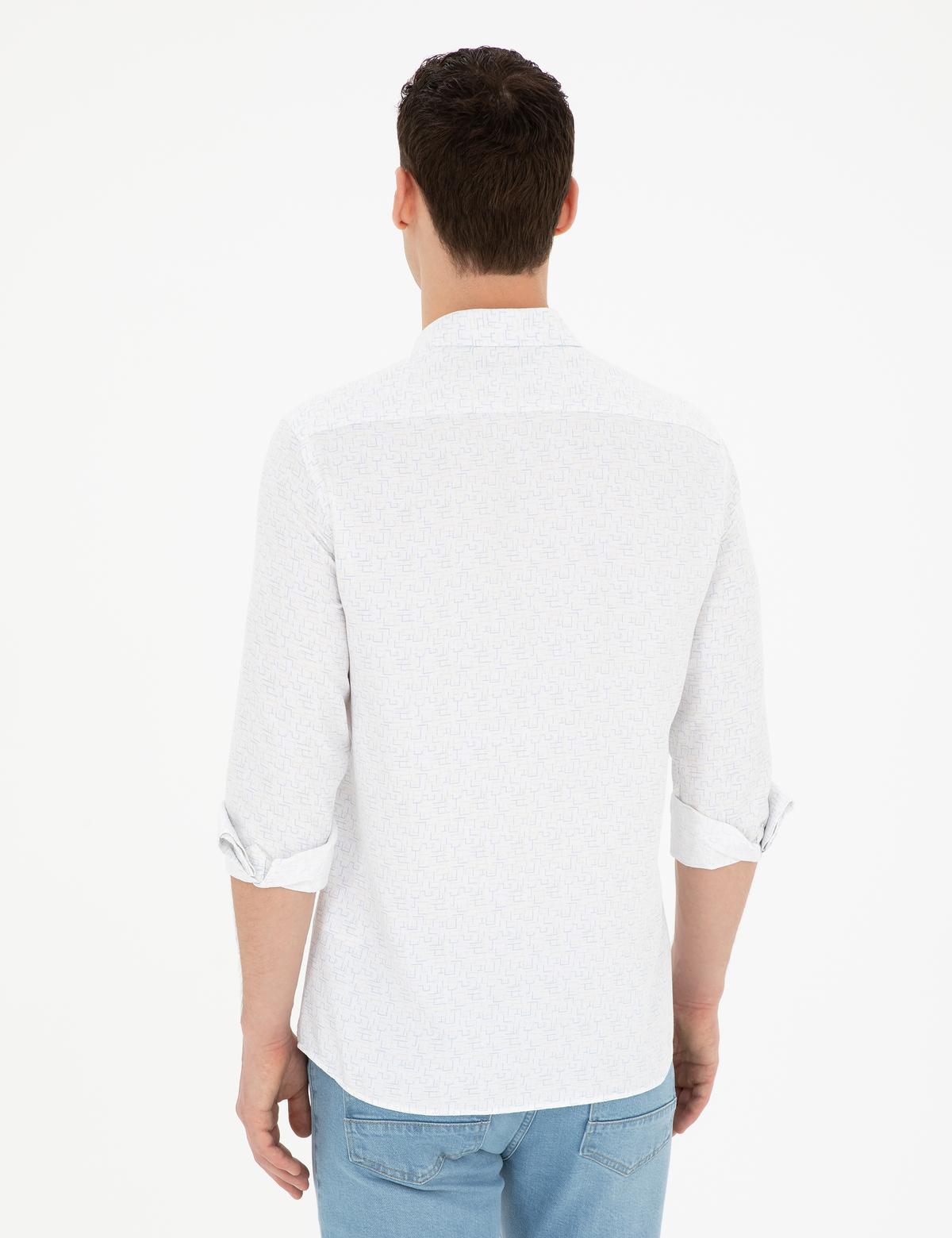 Limon Slim Fit Uzun Kollu Gömlek - 50283501016