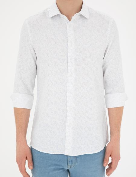 Limon Slim Fit Uzun Kollu Gömlek - 50283501016