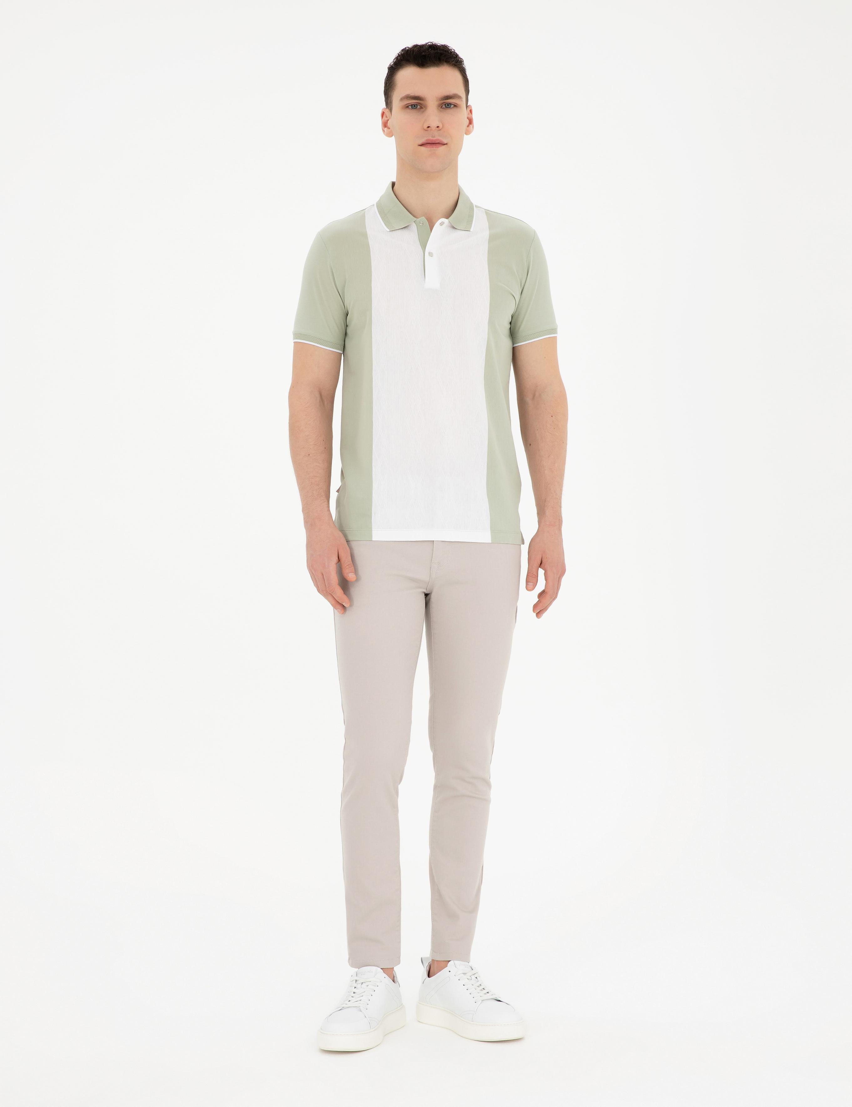 Yeşil Slim Fit Tişört