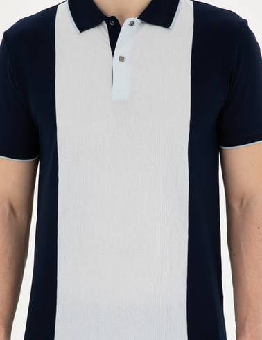 Lacivert Slim Fit Tişört