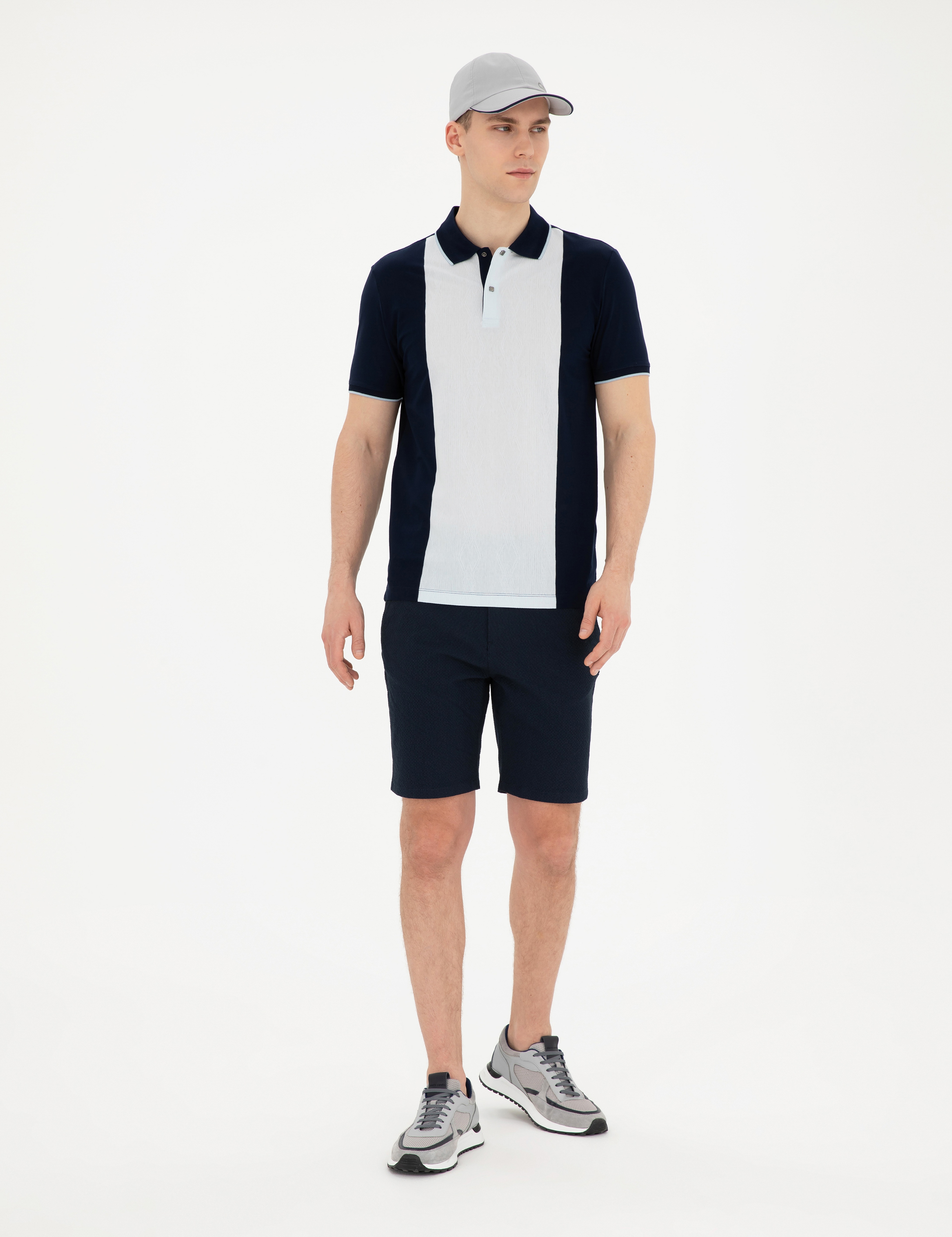 Lacivert Slim Fit Tişört - Image 4