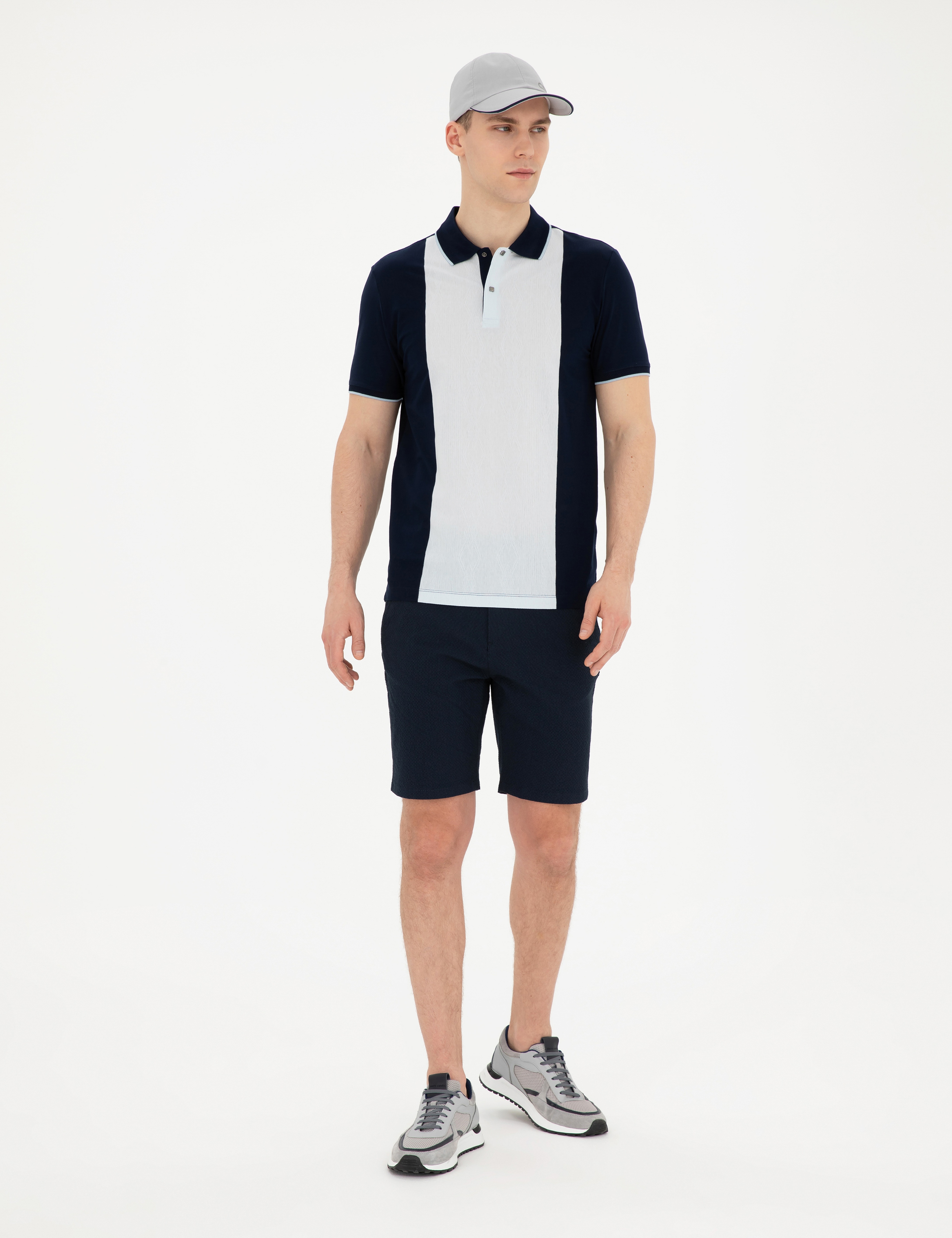 Lacivert Slim Fit Tişört
