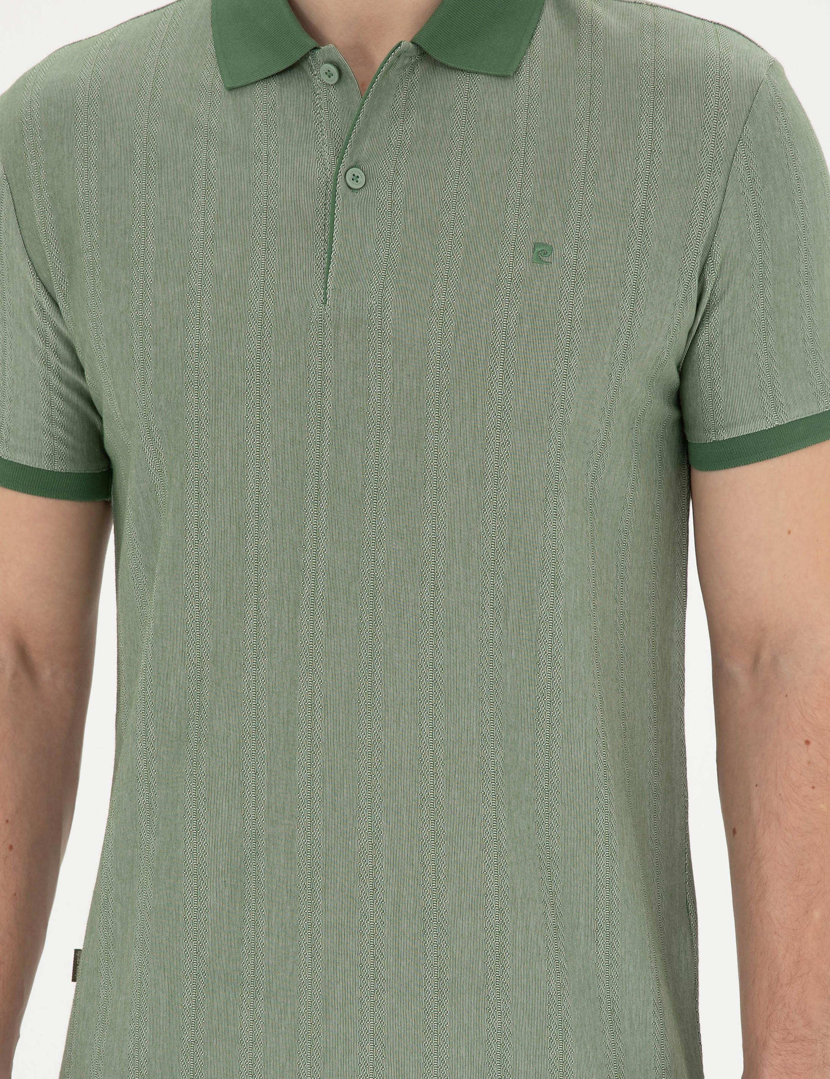 Yeşil Slim Fit Tişört