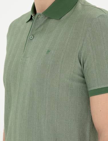 Yeşil Slim Fit Tişört