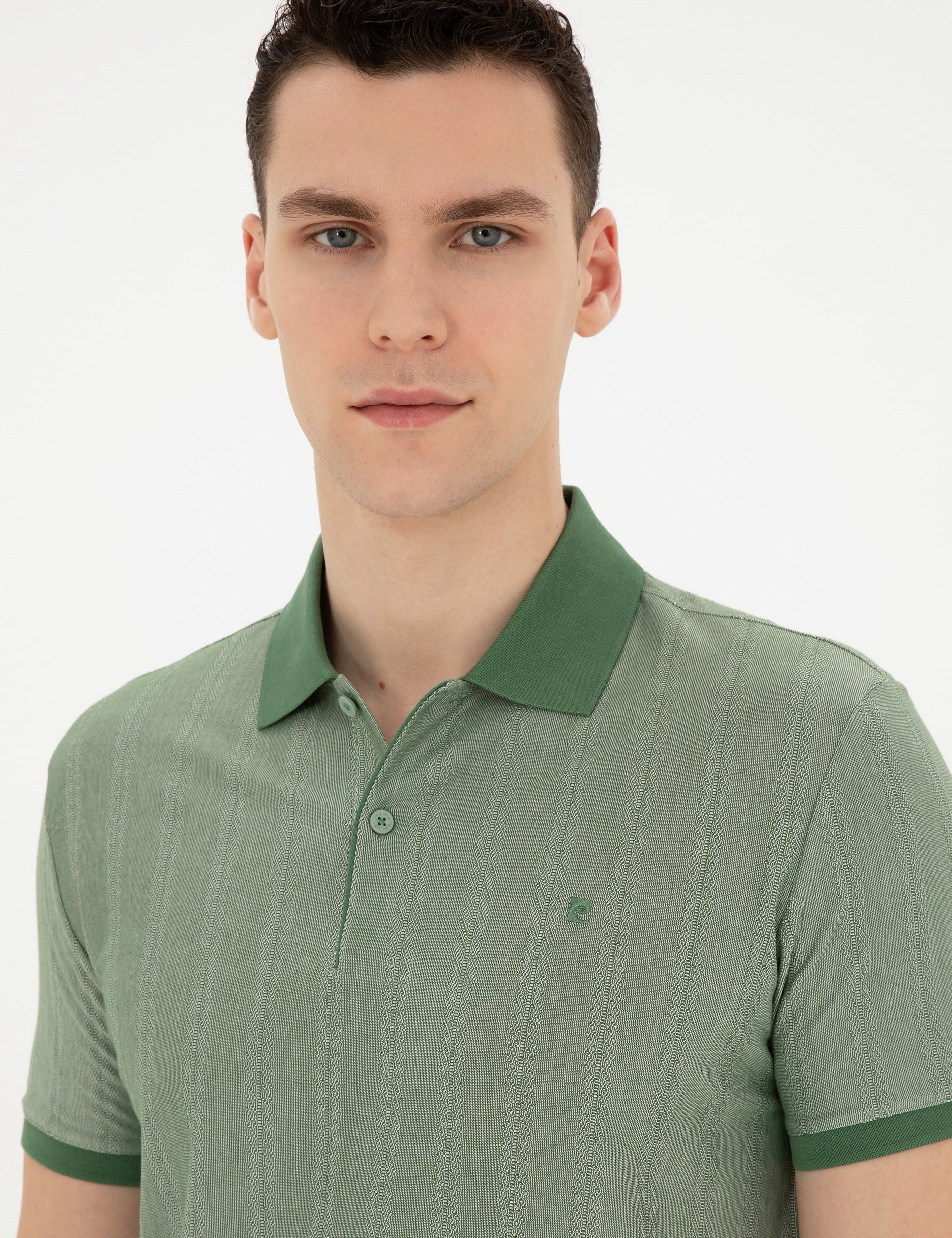 Yeşil Slim Fit Tişört