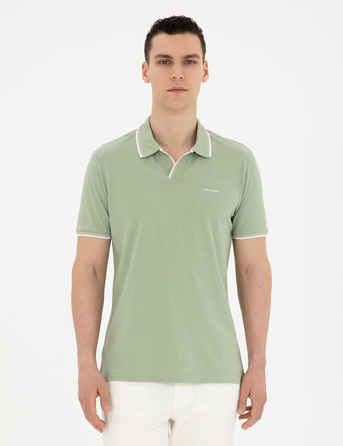 Yeşil Slim Fit Tişört