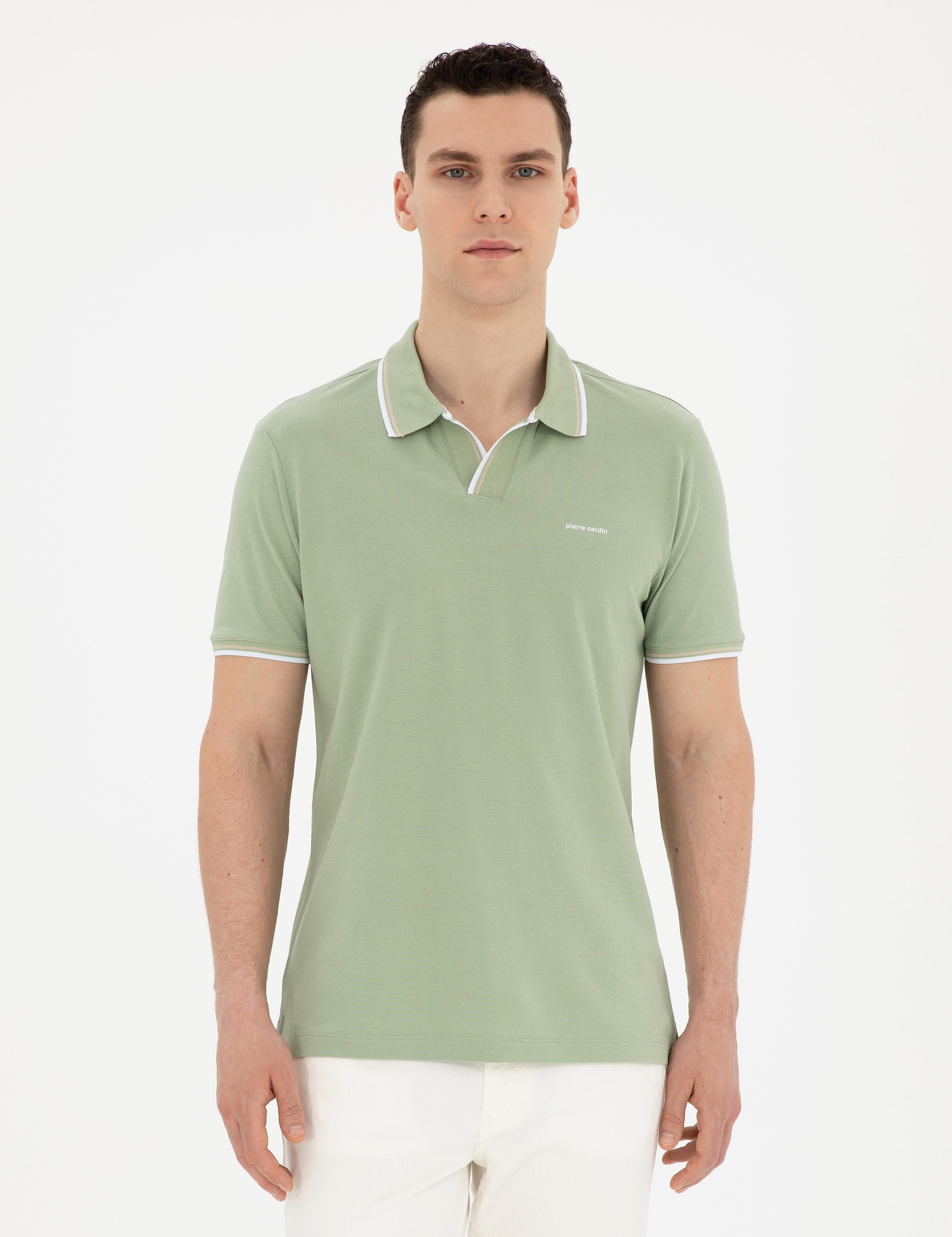 Yeşil Slim Fit Tişört