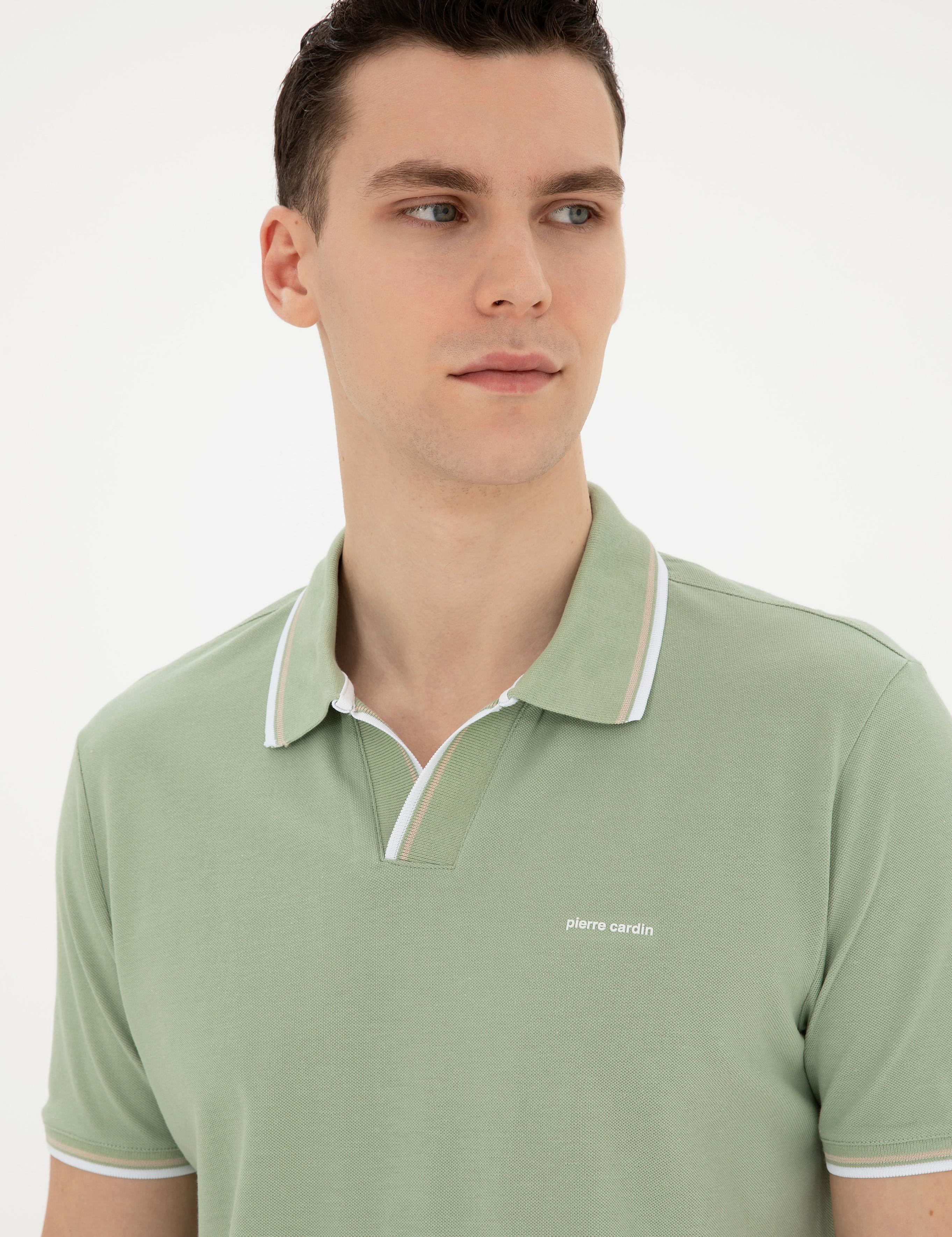 Yeşil Slim Fit Tişört