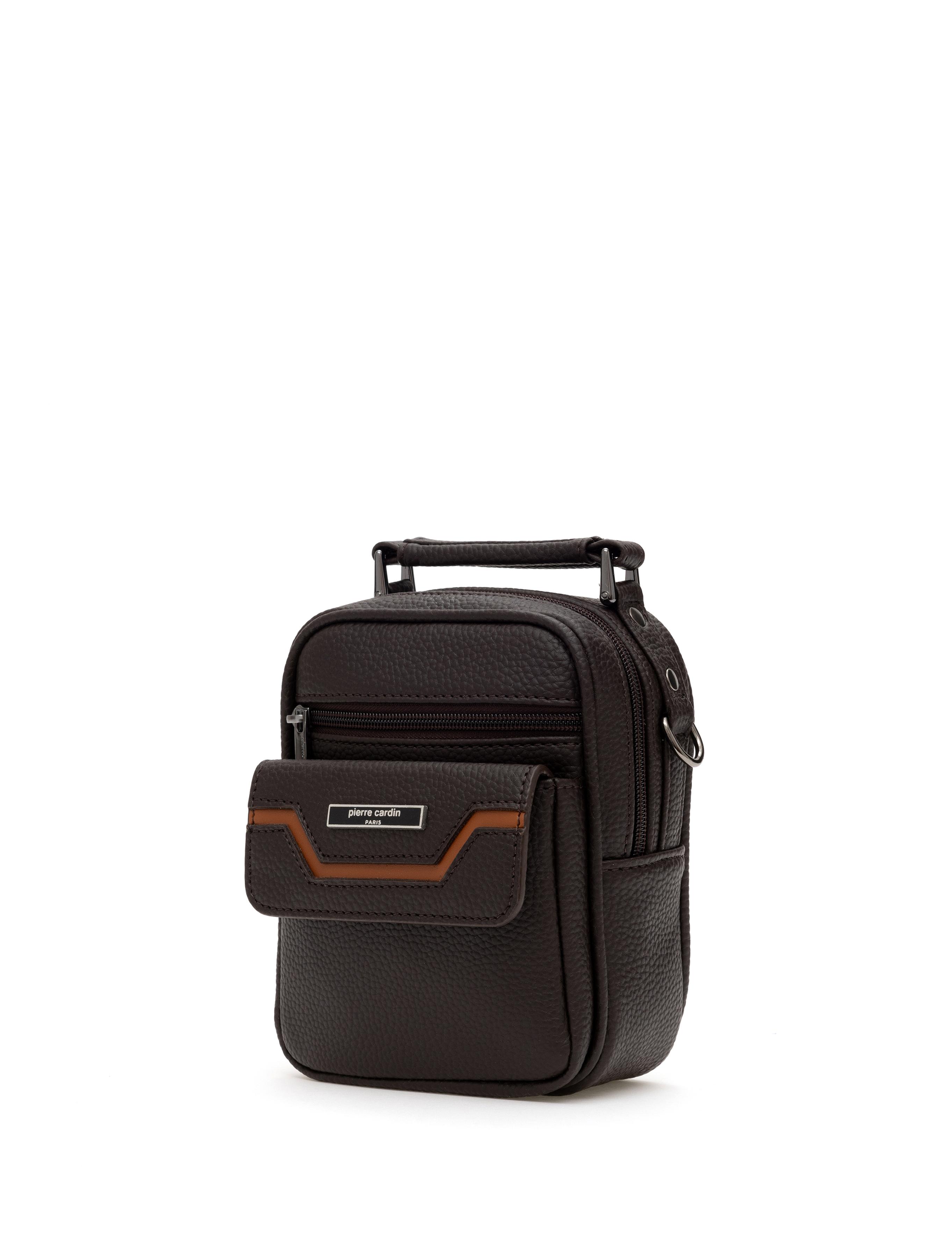 Erkek Kahverengi Askılı El Çantası