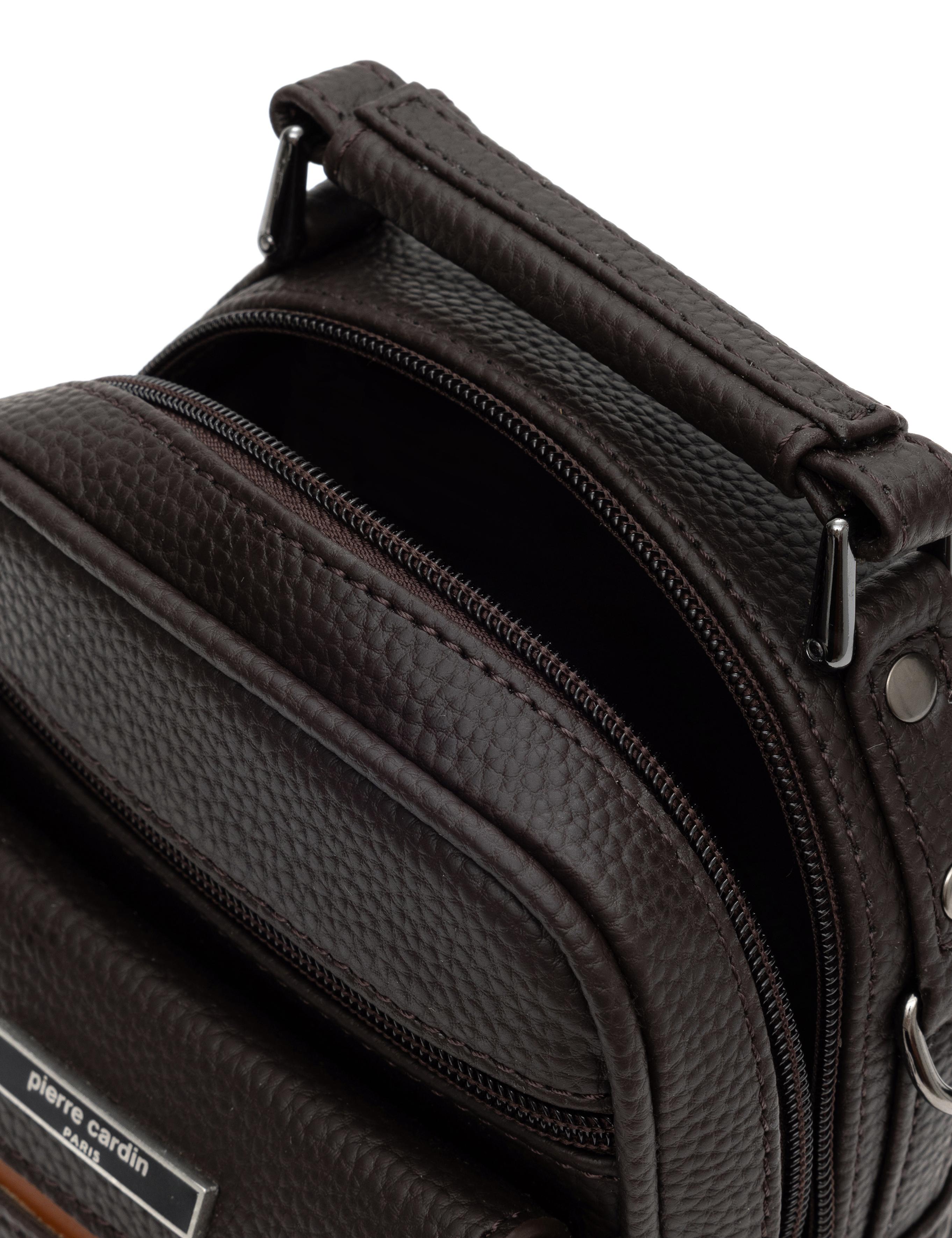 Erkek Kahverengi Askılı El Çantası