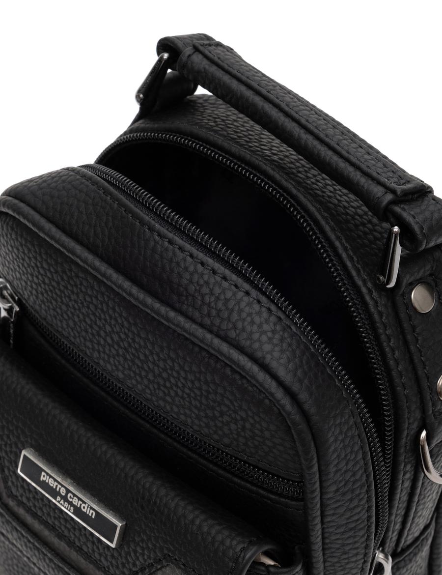 Erkek Siyah Askılı El Çantası