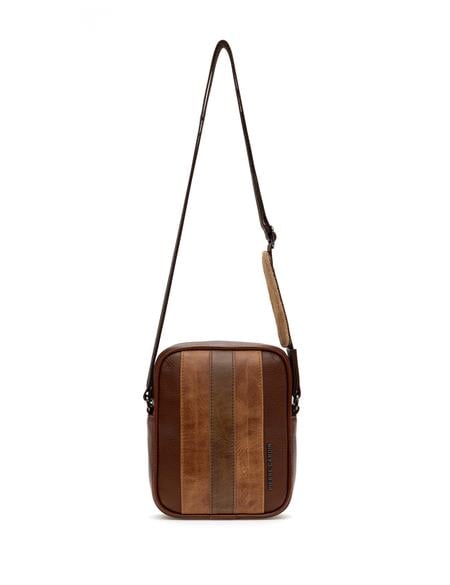 Erkek Taba %100 Deri Omuz Çantası - 50288588001