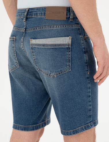 Mavi Slim Fit Jean Şort