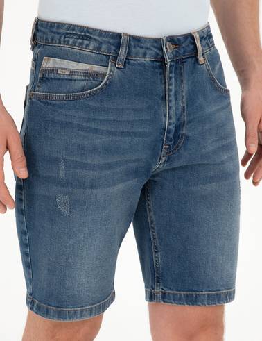 Mavi Slim Fit Jean Şort