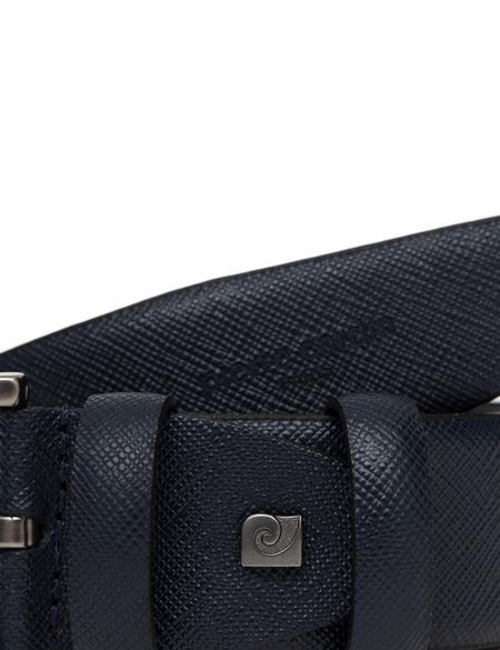 Lacivert %100 Deri Kemer - 50294389009