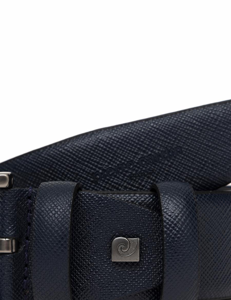 Lacivert %100 Deri Kemer