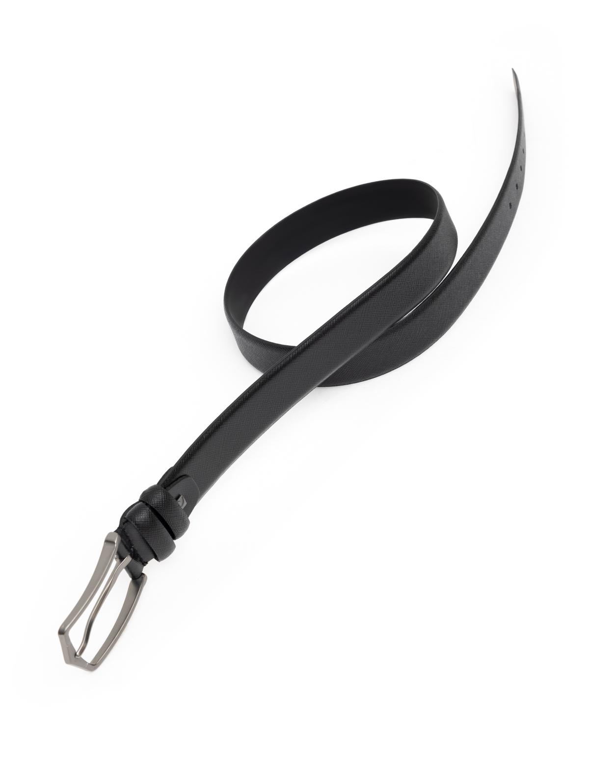 Siyah %100 Deri Kemer - 50294389008