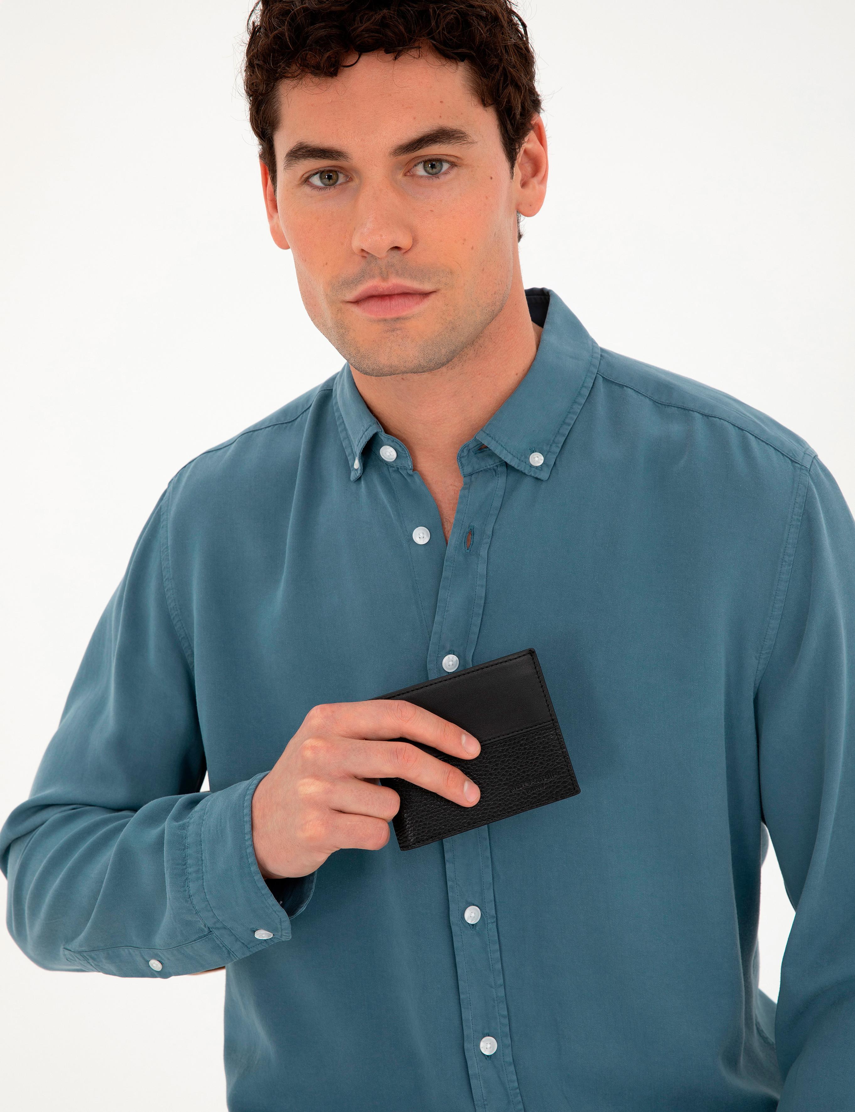 Erkek Siyah Deri Cüzdan