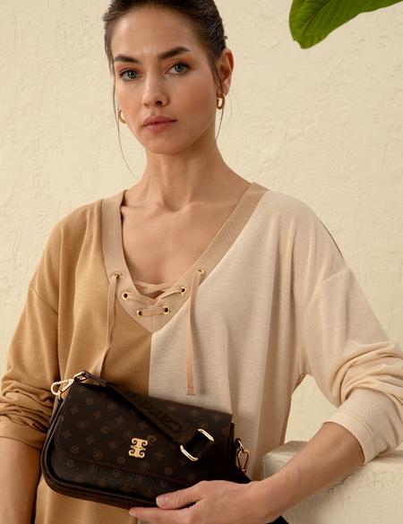 Kahverengi Çapraz Çanta - 50297677002