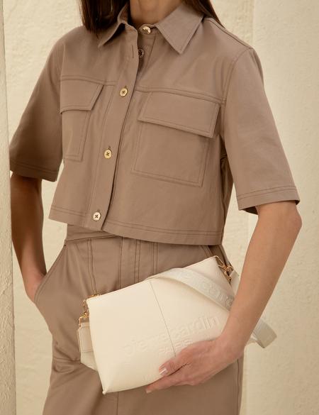 Ekru Çapraz Çanta - 50297684002