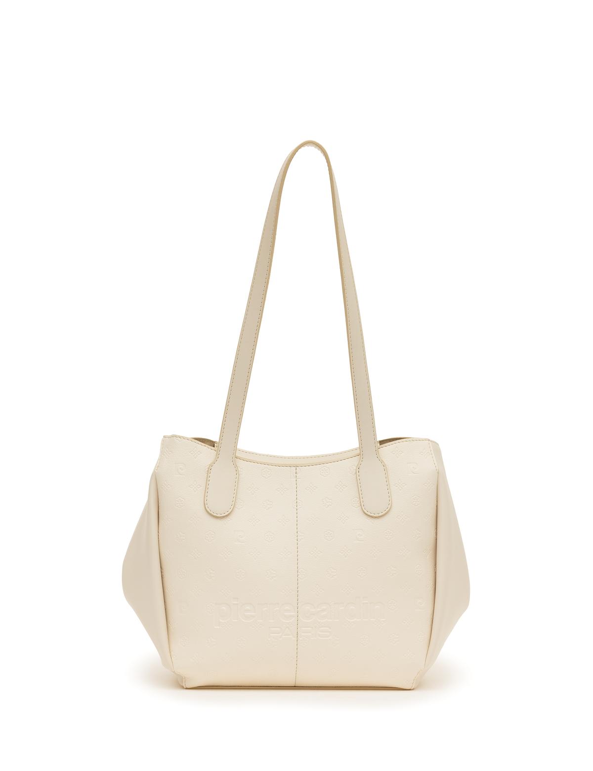 Ekru Omuz Çantası - 50297686002