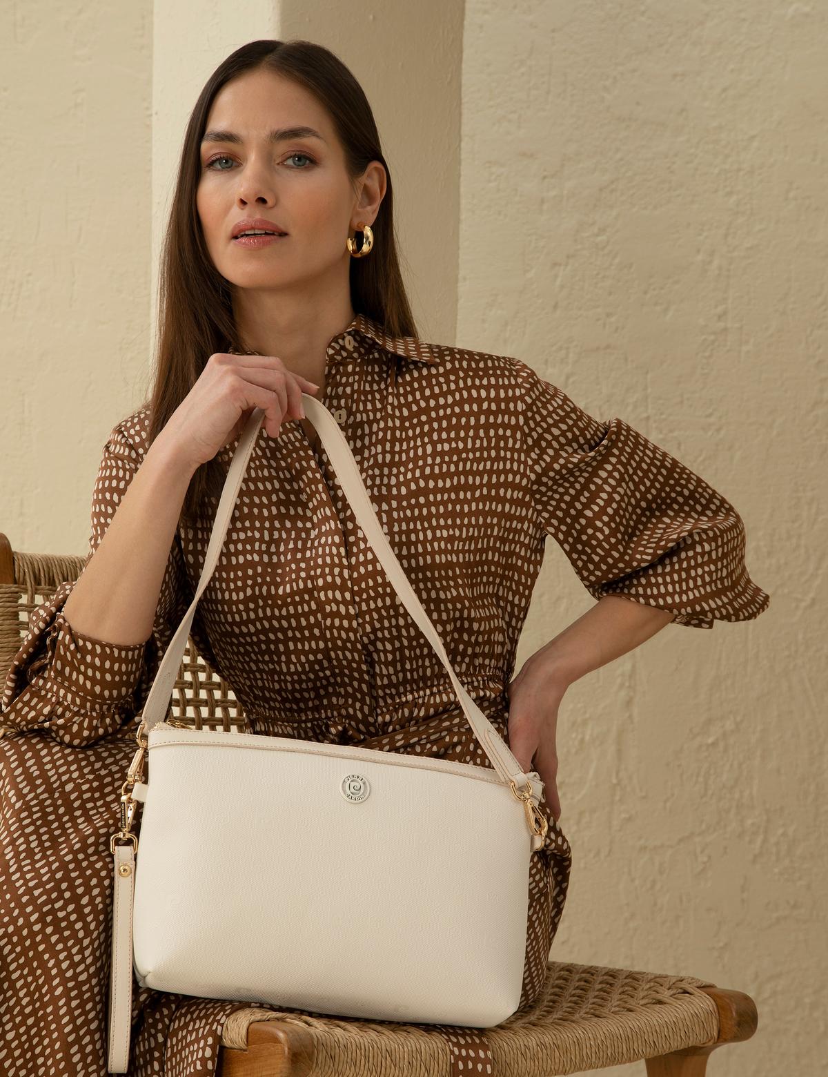 Beyaz Çapraz Çanta