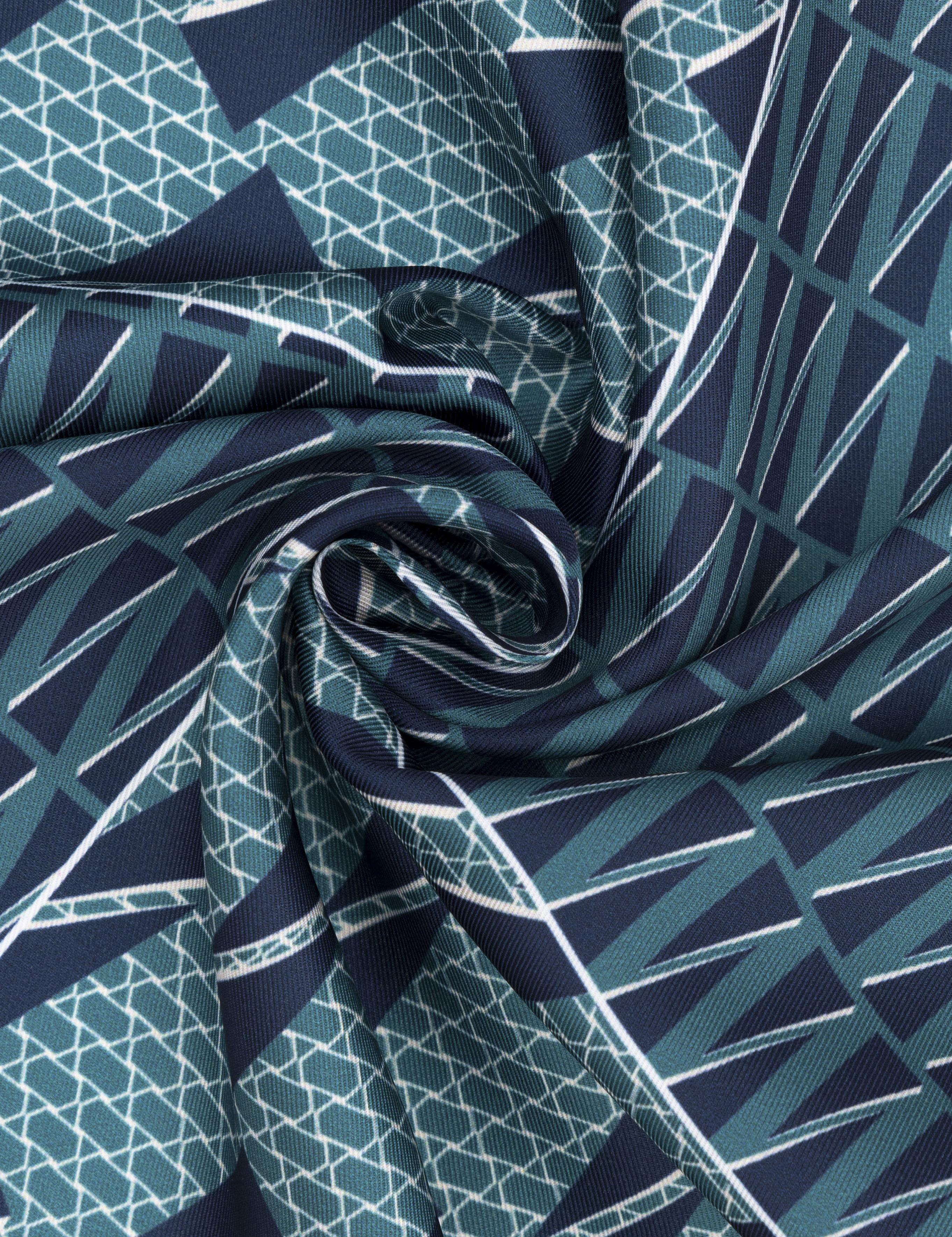 Yeşil Desenli Mendil