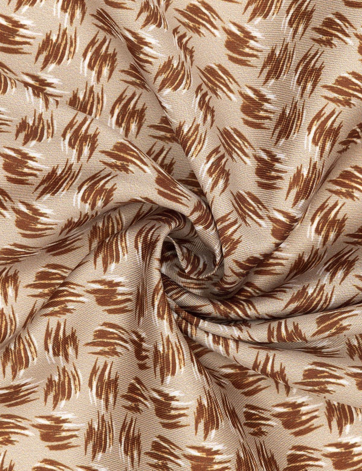 Kahverengi Desenli Mendil - 50294490001