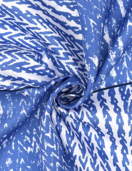 Mavi Desenli Mendil - 50294571004