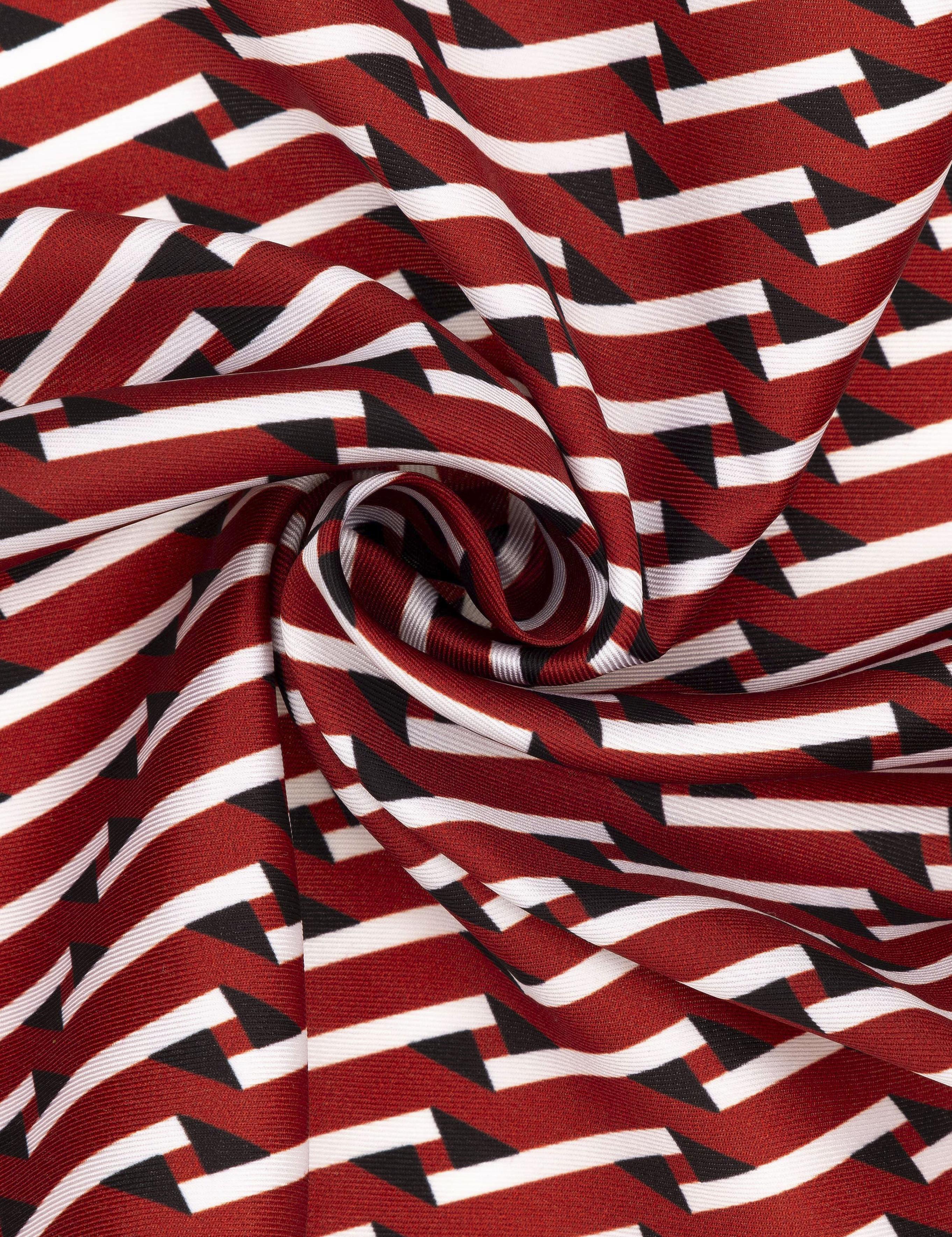 Kırmızı Desenli Mendil