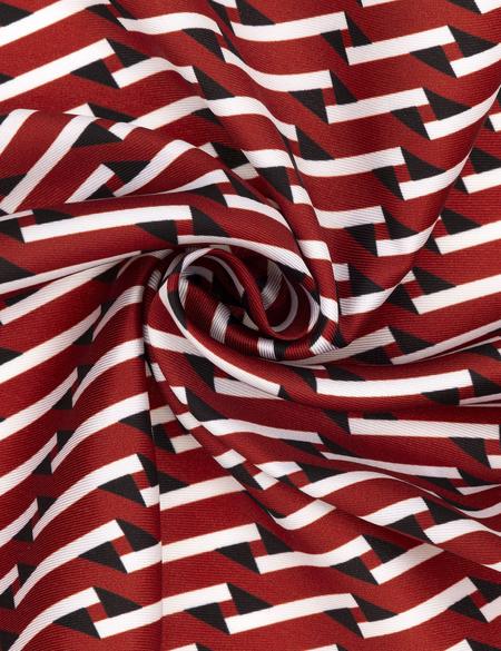 Kırmızı Desenli Mendil - 50294582003