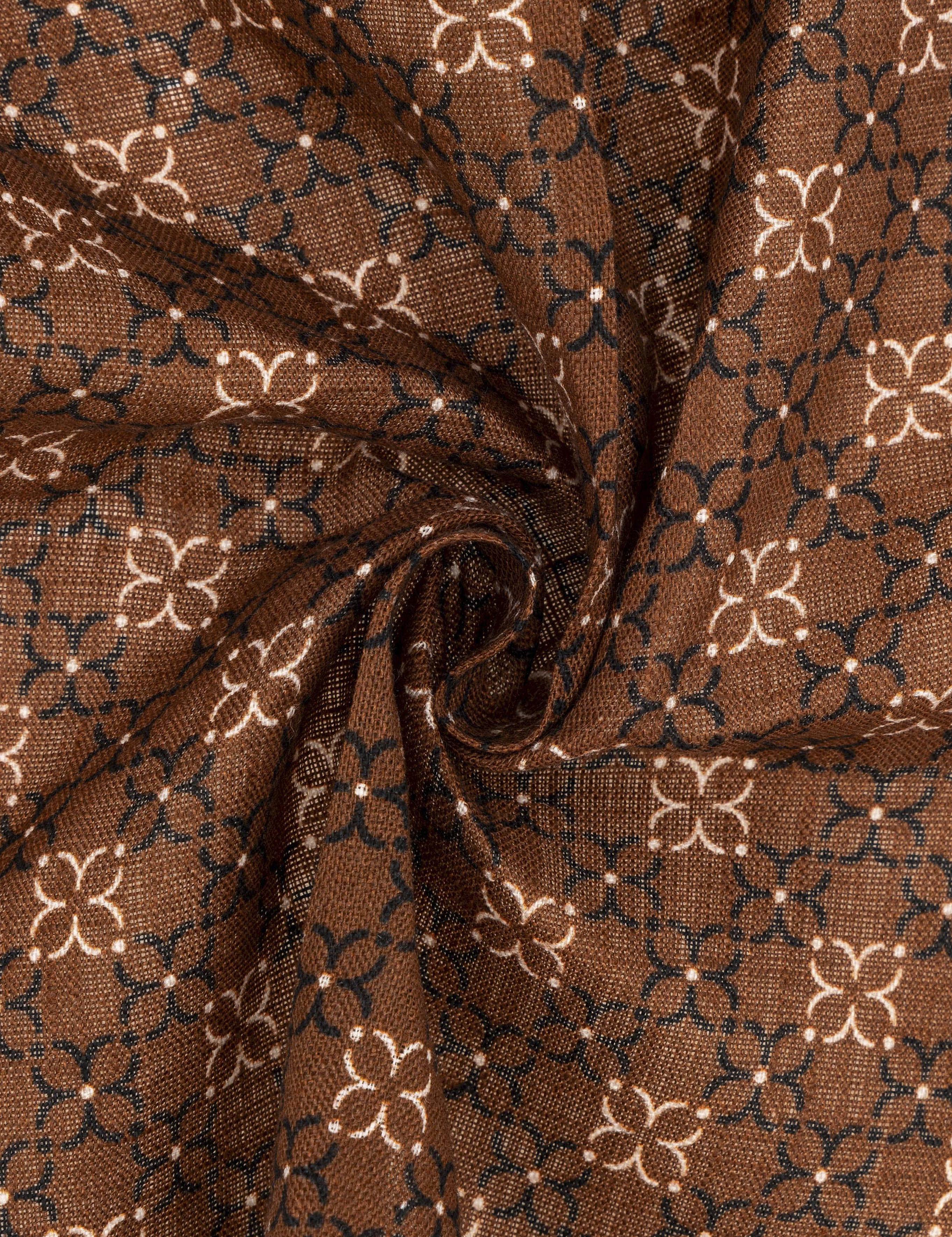 Kahverengi Keten Mendil