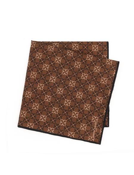 Kahverengi Keten Mendil - 50294587002