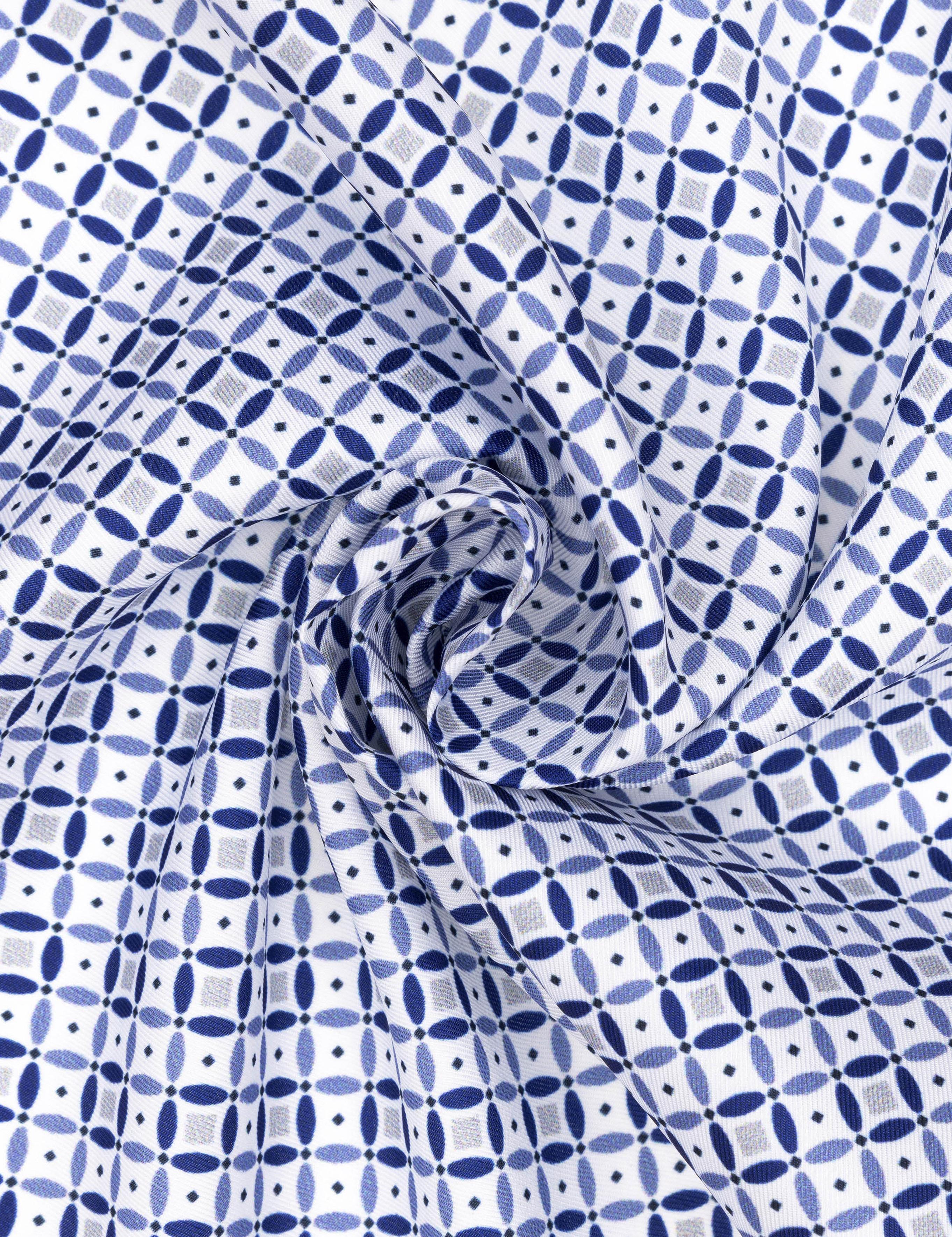 Lacivert Desenli Mendil