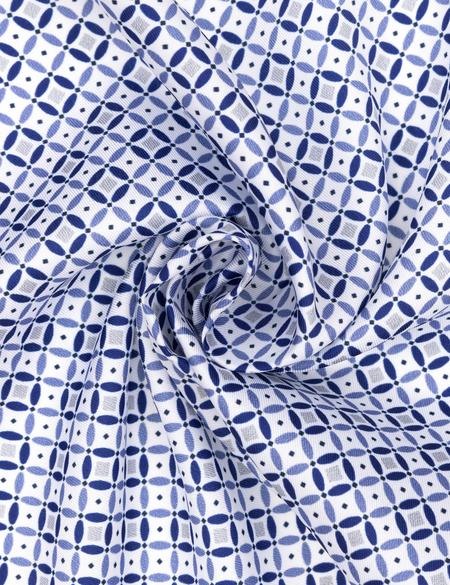 Lacivert Desenli Mendil - 50294591002