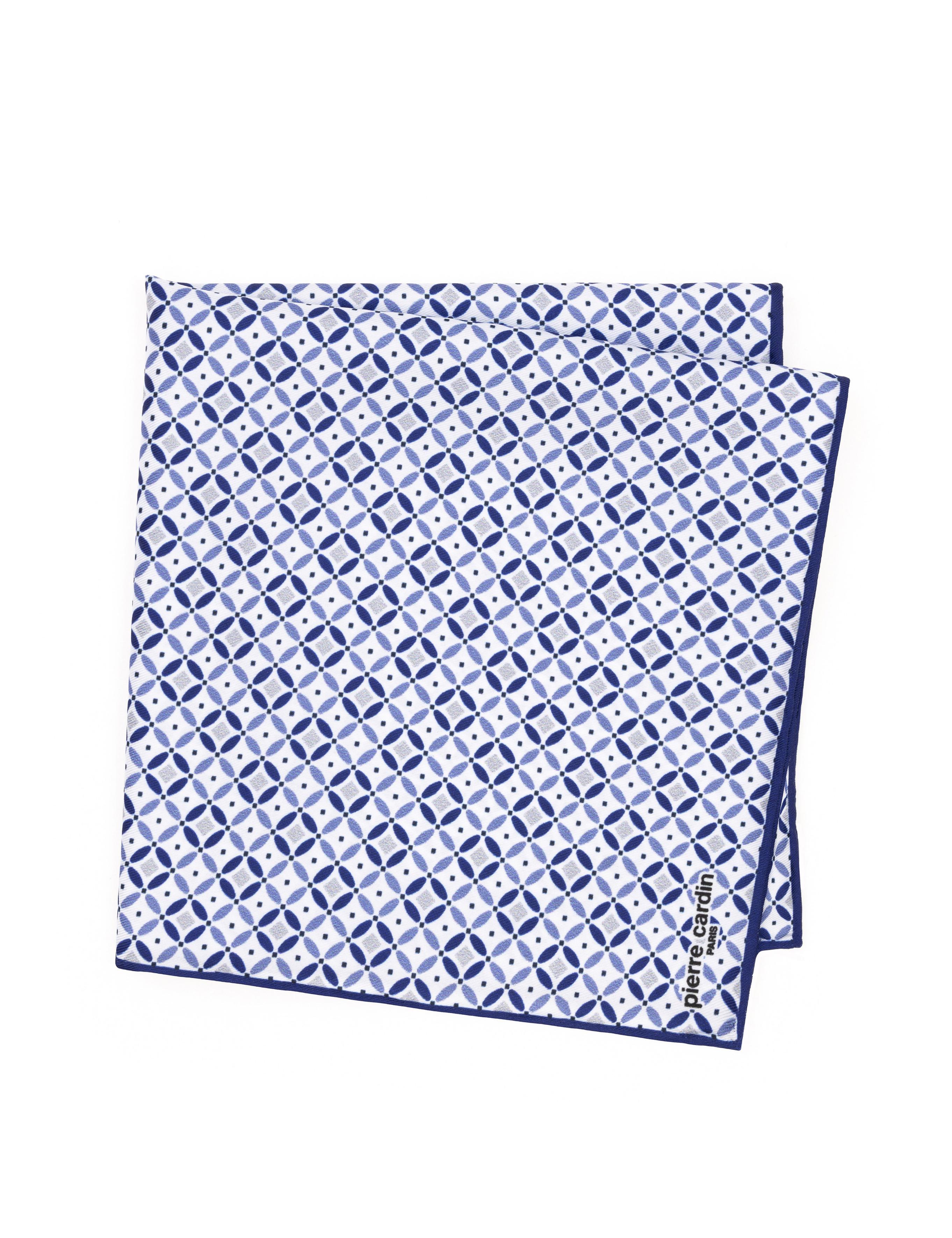 Lacivert Desenli Mendil