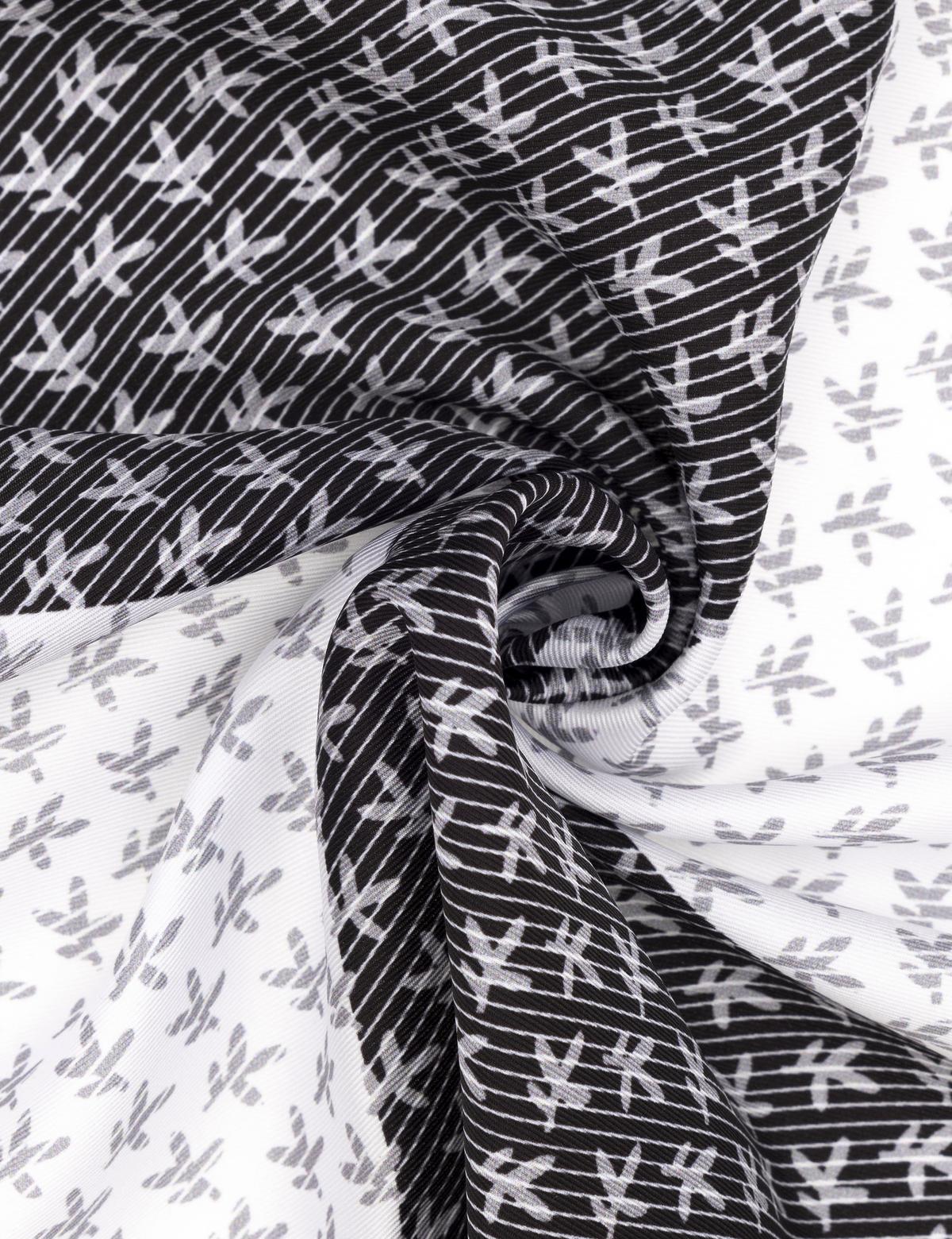 Siyah Desenli Mendil - 50294609001