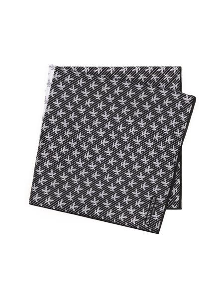 Siyah Desenli Mendil - 50294609001
