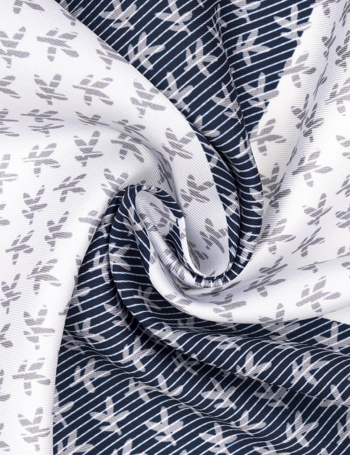 Lacivert Desenli Mendil - 50294609002