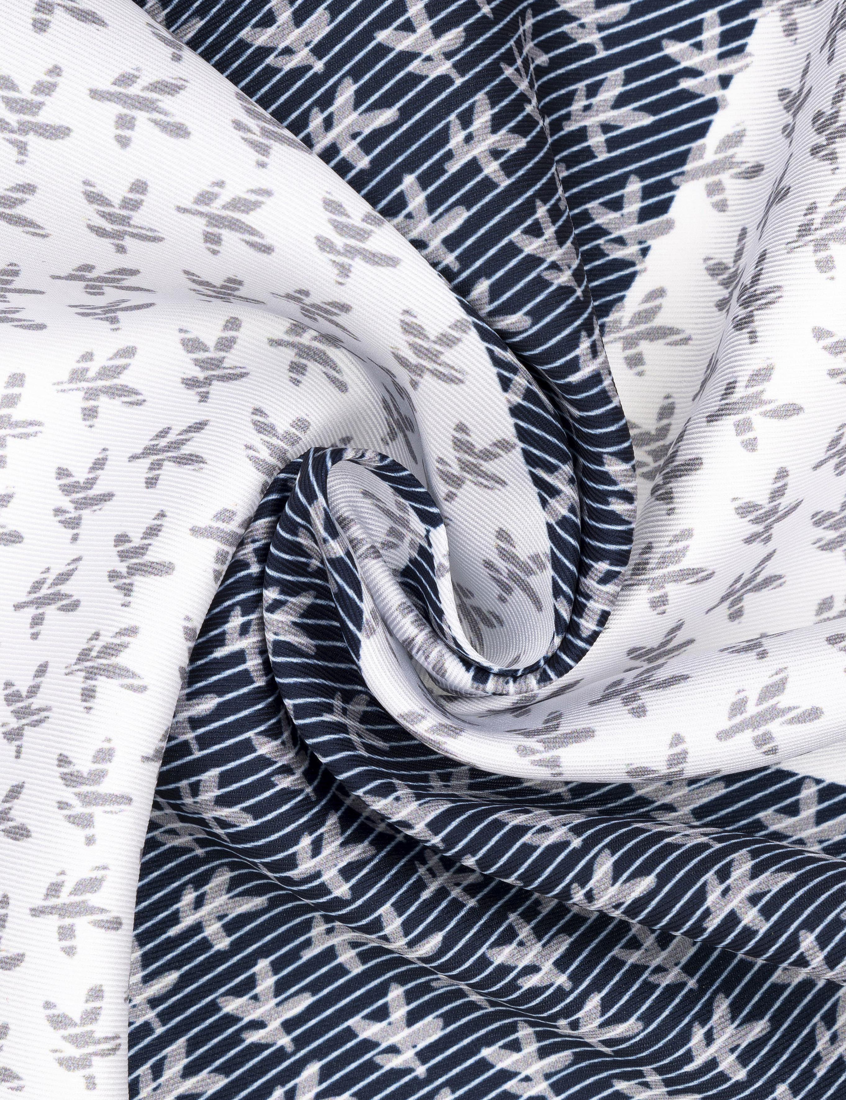 Lacivert Desenli Mendil