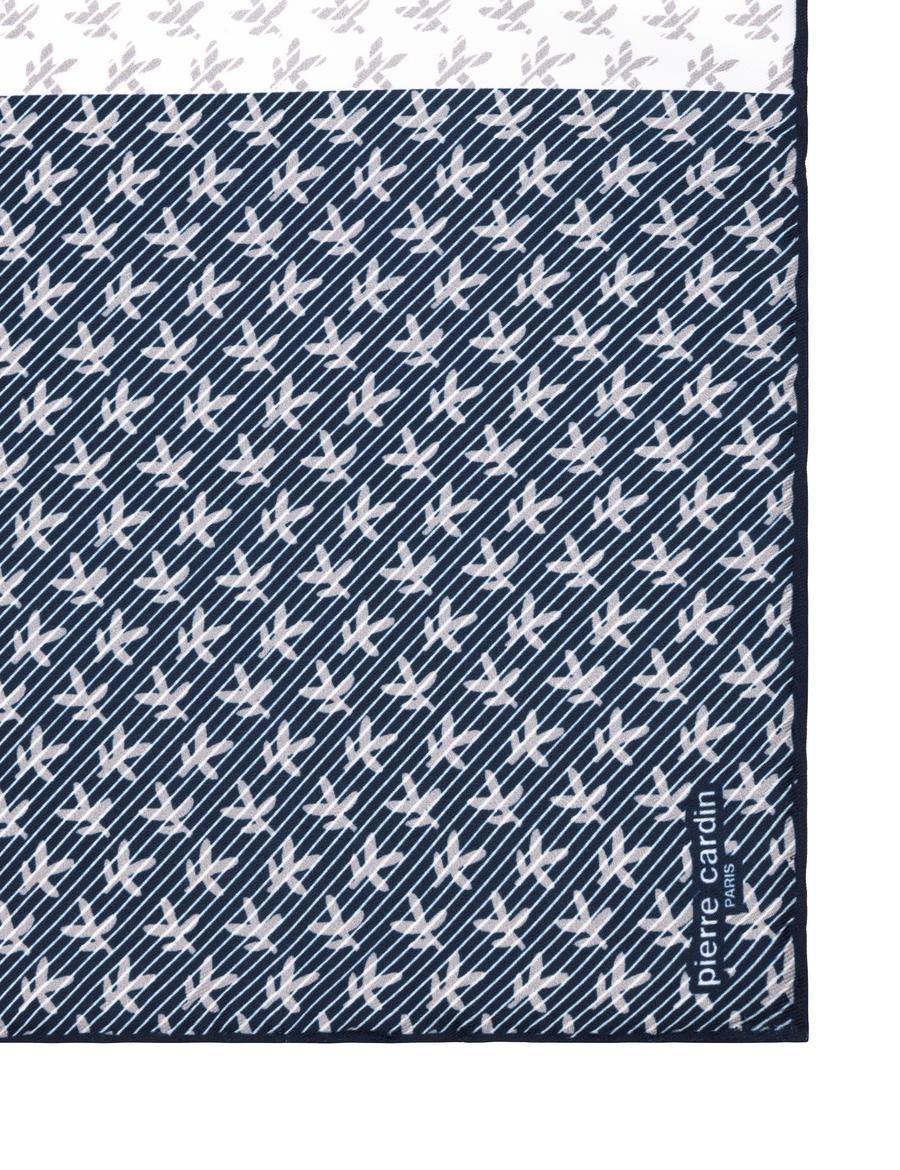 Lacivert Desenli Mendil