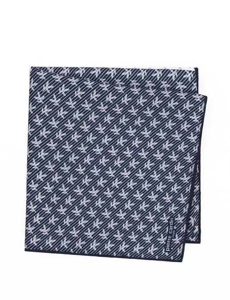 Lacivert Desenli Mendil - 50294609002