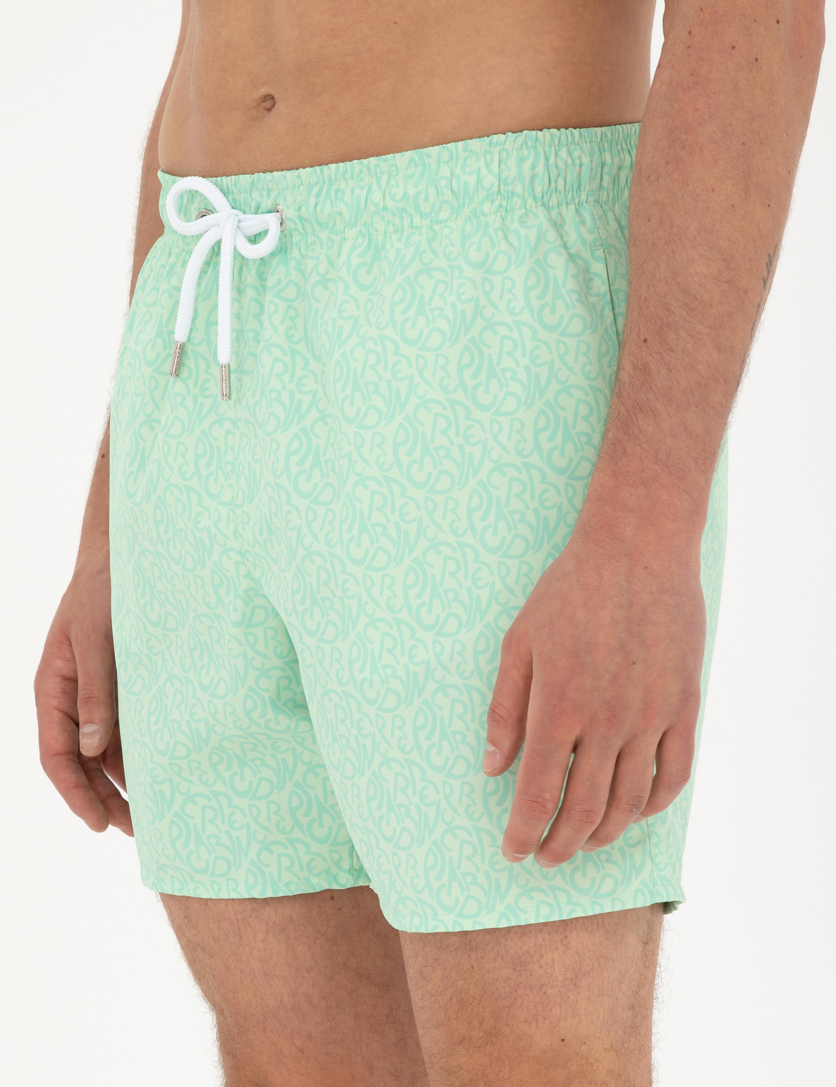 Fıstık Yeşili Deniz Şortu