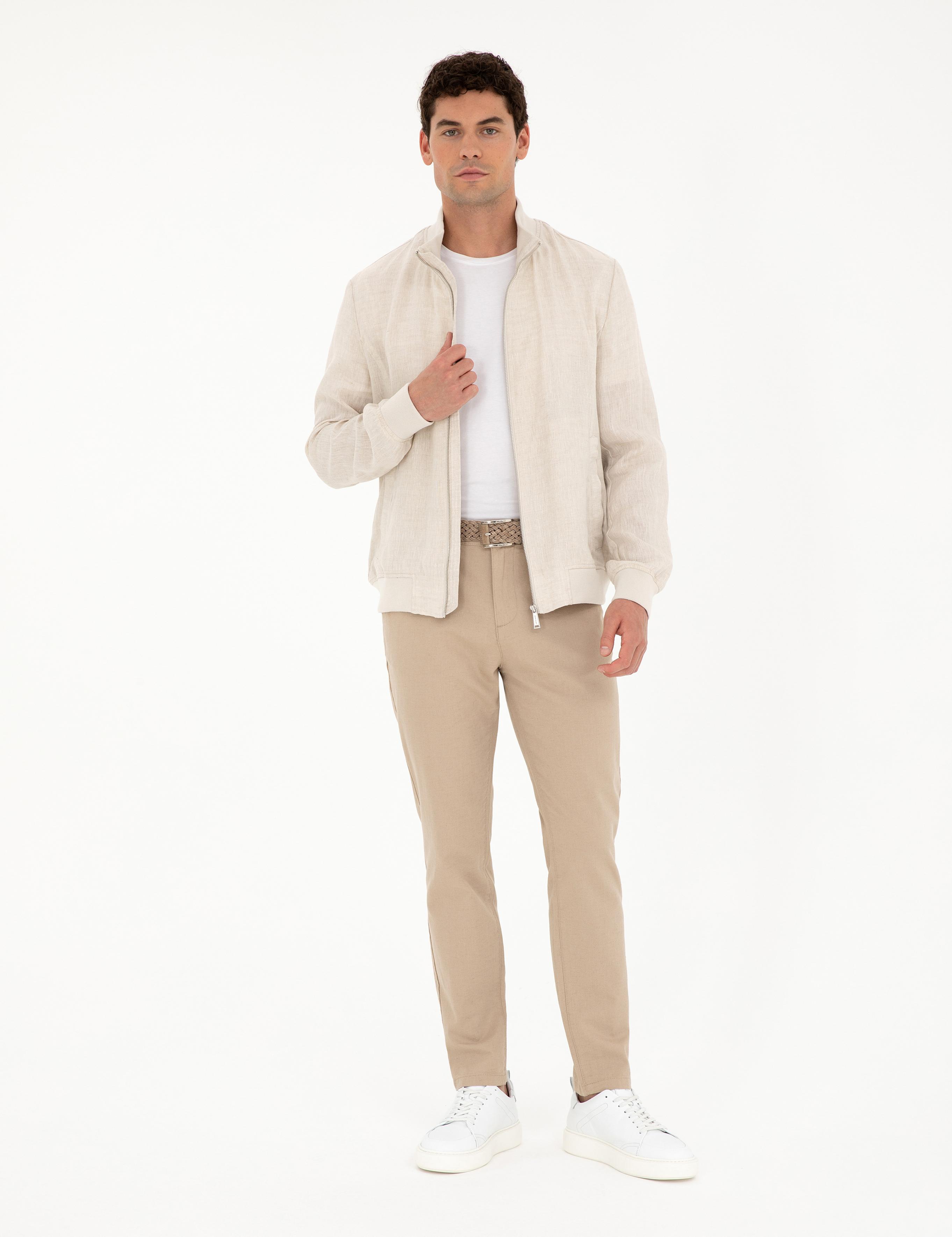 Bej Baharlık Mevsimlik Mont