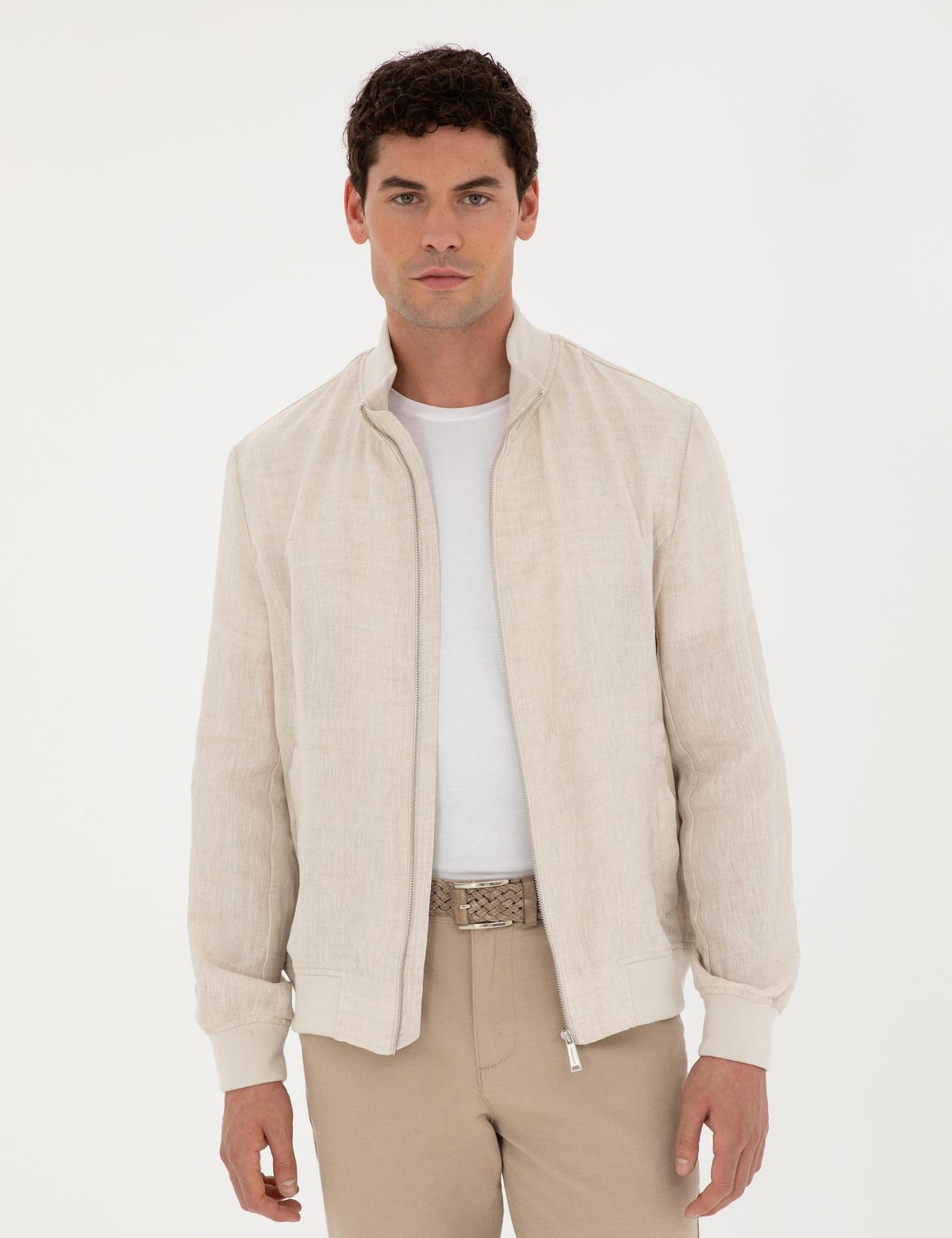 Bej Baharlık Mevsimlik Mont