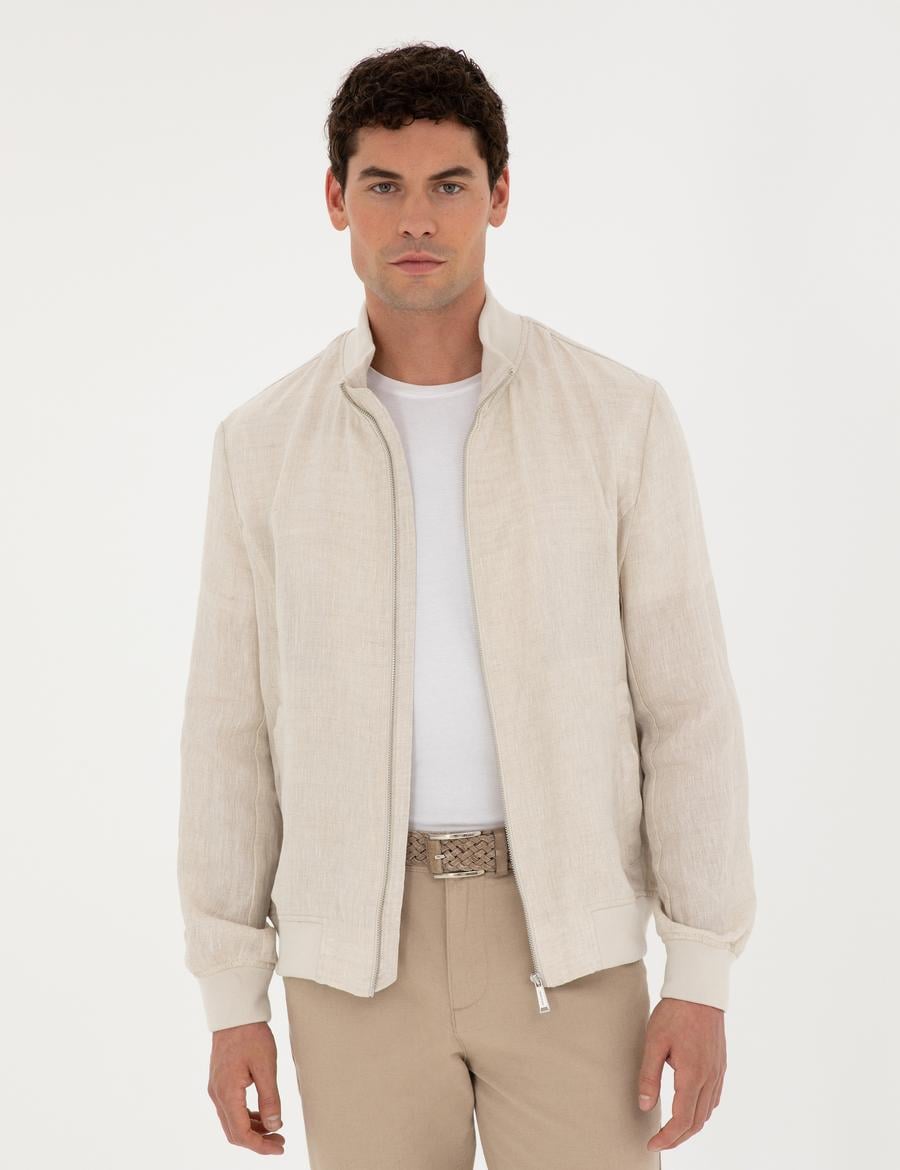 Bej Baharlık Mevsimlik Mont