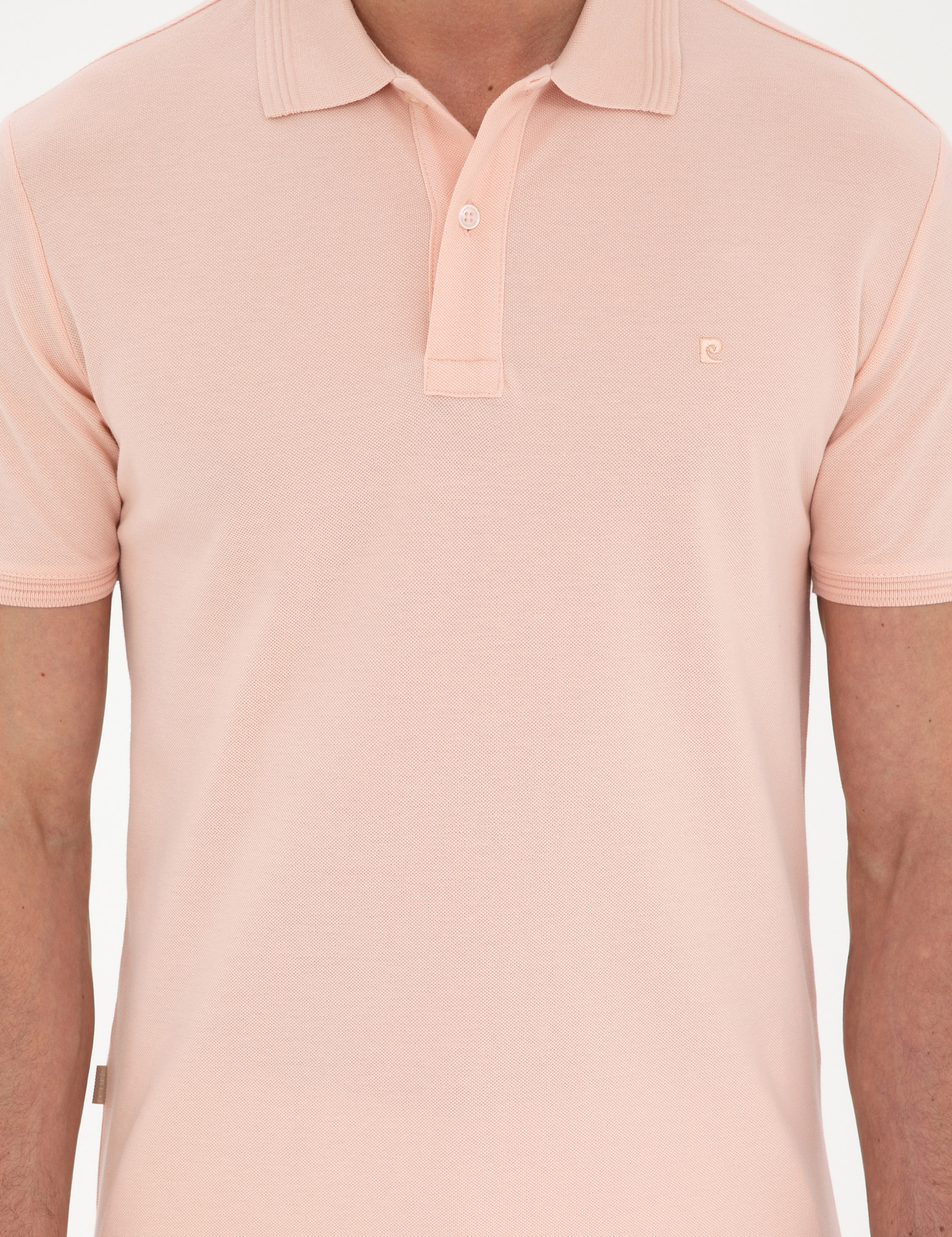 Pudra Slim Fit Basic Tişört - Image 6