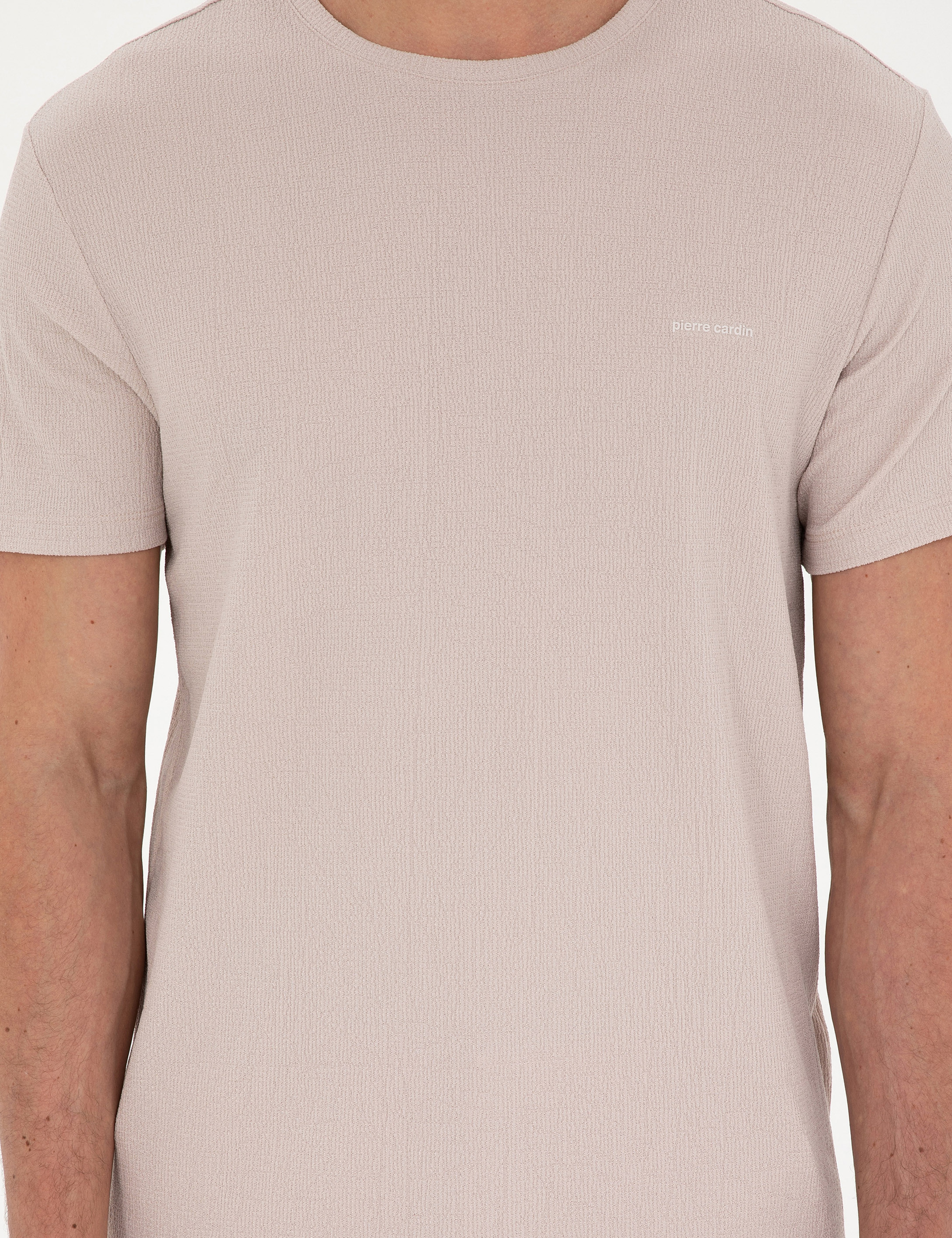 Bej Slim Fit Tişört